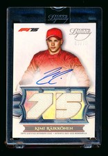 2025 Topps Dynasty F1 #LPA-KRA Kimi Raikkonen Patch Autograph #03/10