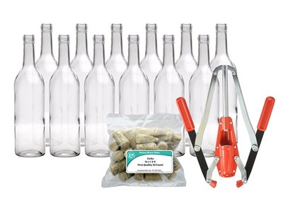 Home Brew Ohio One Gallon Wine Bottling Package