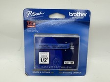 Brother TZ-131 TZe-131 Black Print on Clear Label Tape P-touch 12mm Ribbons 26ft