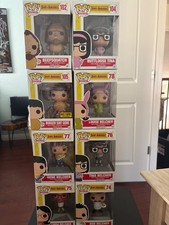 Bob's Burgers Funko Pop! Vinyl Figures Lot set- small dent on Louise Belcher