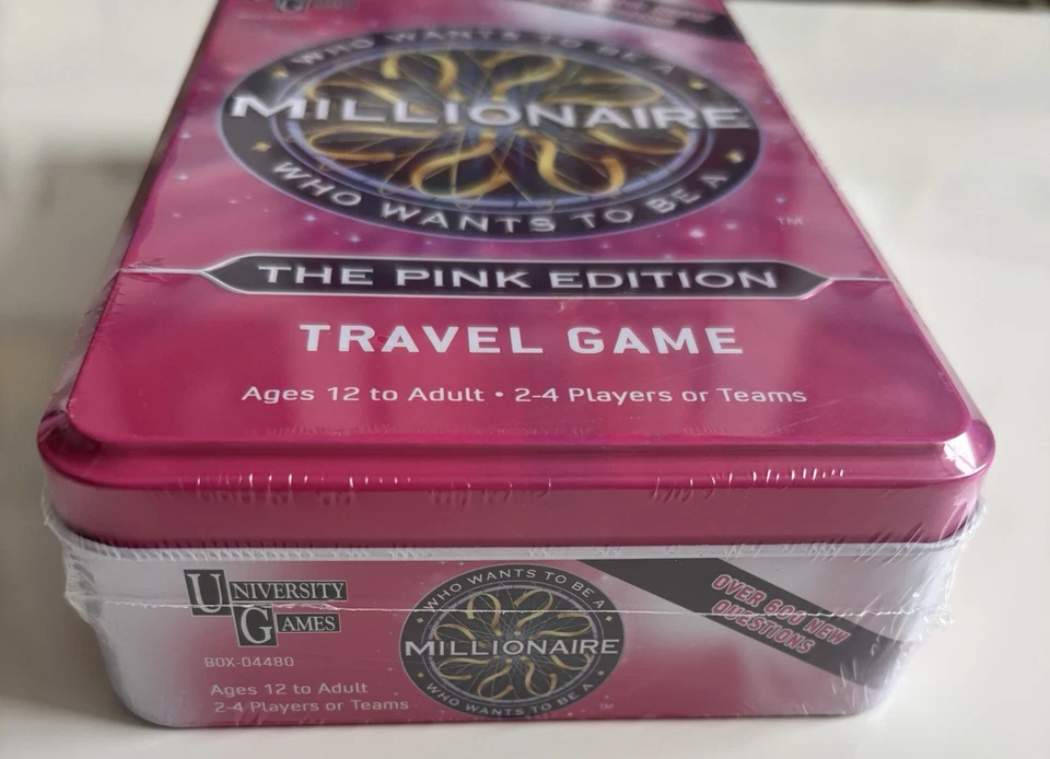 Who Wants To Be A Millionaire The Pink Edition Travel Game (New Sealed)  - Image 4 of 4
