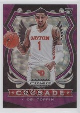 2020-21 Panini Prizm Draft Picks Crusade Purple Wave Prizm Obi Toppin #87 0l7n