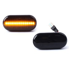 Schwarz Seitenblinker Blinker für Renault Clio Espace Laguna Megane Smart Fortwo