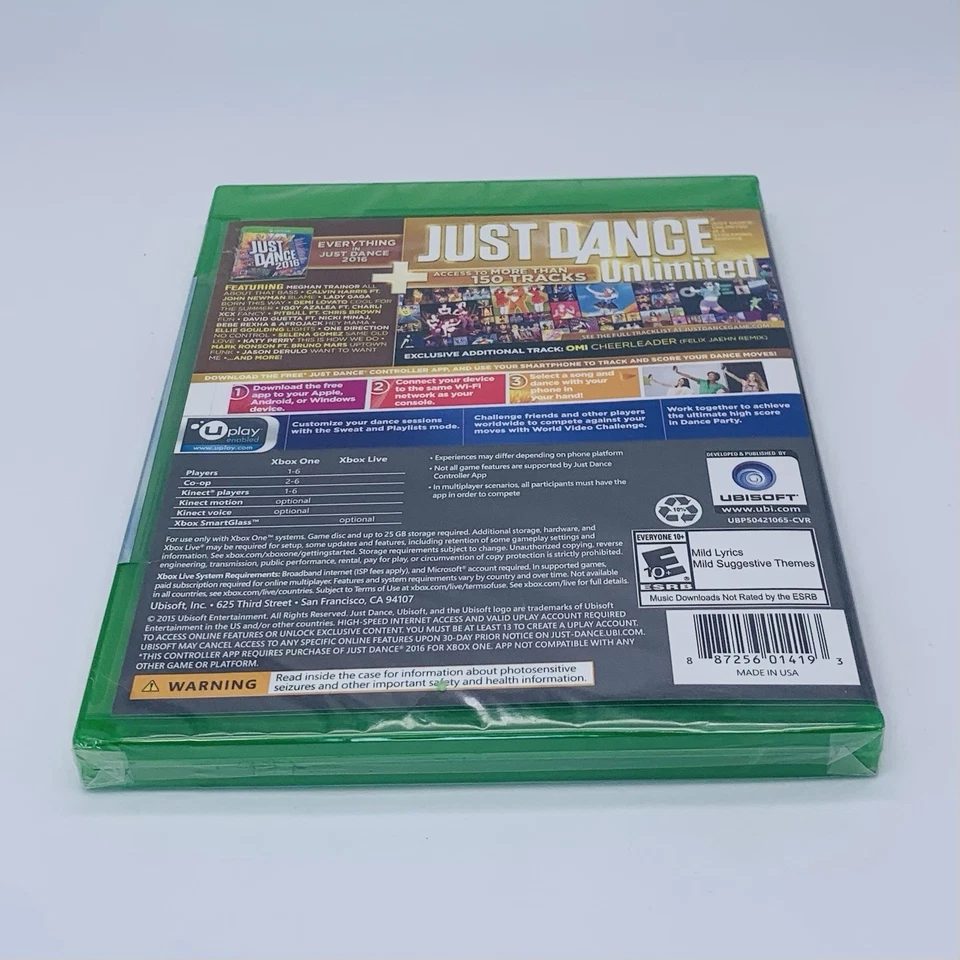 Just Dance 2016: Gold Edition Microsoft Xbox One 2015 Ubisoft - Brand New Sealed - Image 2 of 4