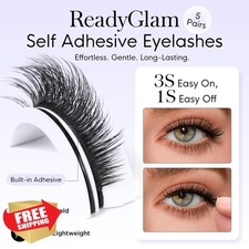 BEYELIAN Self Adhesive Eyelashes 5 Pairs Natural Cat Eye HX58