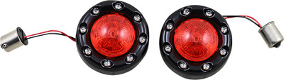 Custom Dynamics Probeam Kugel Ringz Hinten Blinklicht Black/Rot # PB-BR-RR 56-BR