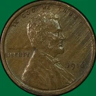 1916 Lincoln Wheat Cent Almost Uncirculated AU Coin #40913