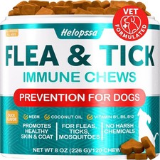 Helopssa F T Immune Chews - Duck Flavor - 120 ct - 07/2028