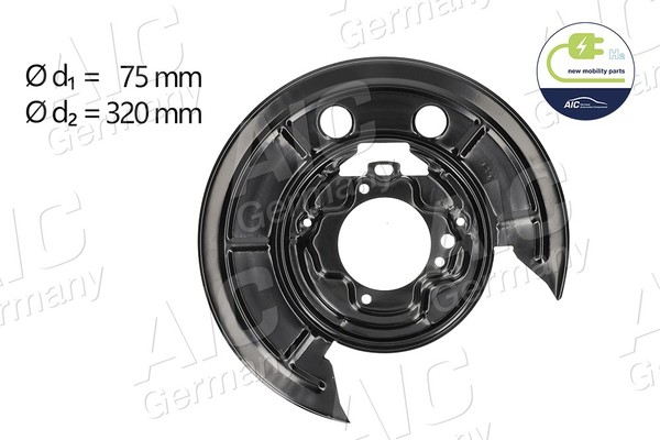 Aic Ankerblech Spritzblech Bremsscheibe Hinten Links FüR Fiat Peugeot Ducato-image