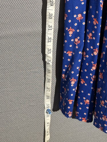 Vintage 70s Deloris Long Beach Prairie Dress Blue Floral Lace Corset Boho, $59.99 - Photo 6