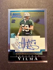 2004 Bowman Chrome Rookie Auto Jonathan Vilma #242 Rookie Auto RC Jets Saints
