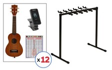 Kala MK-S Makala Classic Soprano Ukulele Classroom Bundle