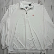 Official Michelob Ultra Quarter Zip Long Sleeve Pullover Size Xl White Men Flaw