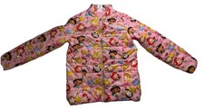 Disney Princess Jacket pink with gold trim Size 9/10 puffer 0065 