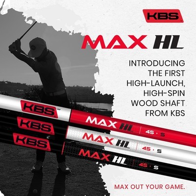 Manche KBS MAX HL Graphite Pour Driver Ou Bois De Parcours – 40/50g – Flex R2/R/S/X