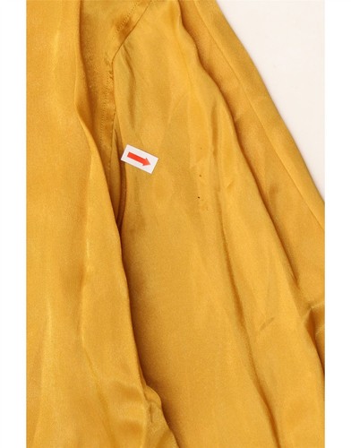 ICEBERG Womens Shirt Blouse IT 46 Large Yellow Acetate QN03 - Picture 3 of 4