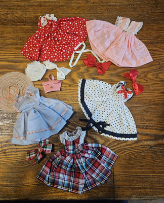 1950's Little Miss Ginger Tagged Doll Clothing Lot