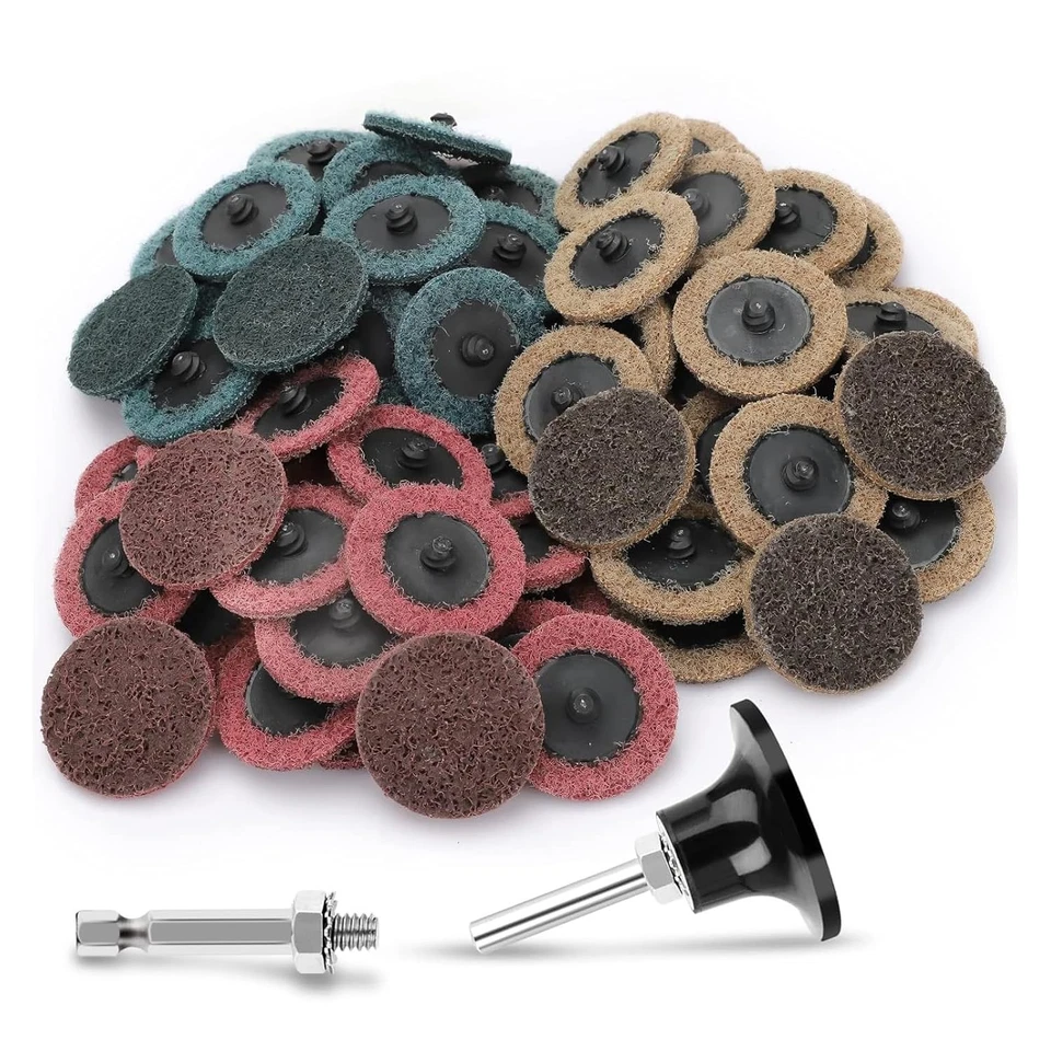 Roll Lock Die Grinder Sanding Discs Set - Fine Medium Coarse - Image 3 of 4
