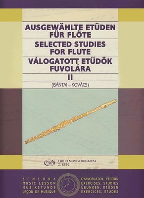 Ausgewählte Etüden Band 2 für Flöte (1980) | Selected Studies for Flute 2 | Buch
