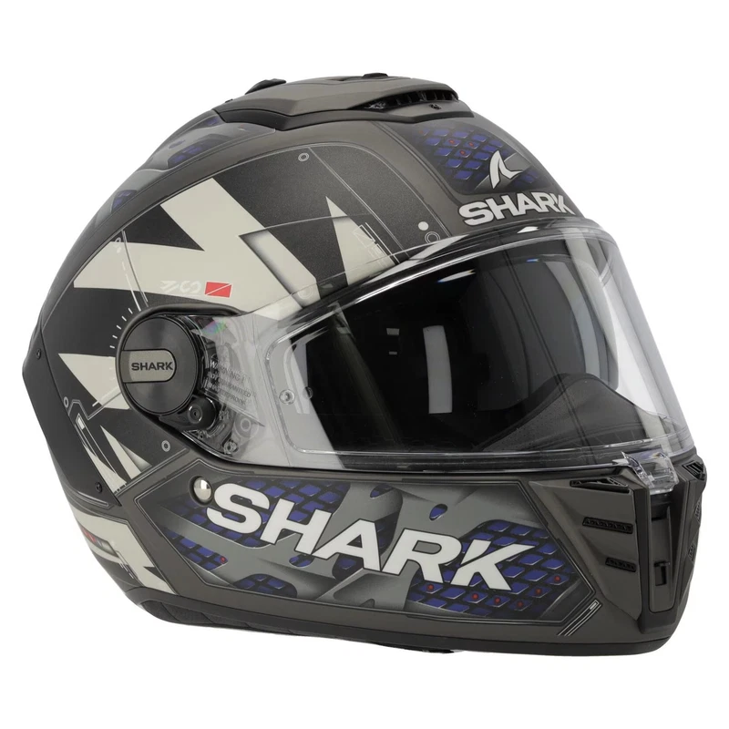 Shark Spartan RS Stingrey Matt Anthracite Blue, photo 5 of 7