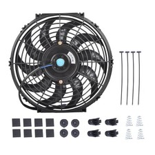 12 Inch Universal Slim Fan Push Pull Electric Radiator Cooling 12v Mount Kit 12 Inch Universal Slim Fan Push Pull Electric Radiator Cooling 12v Mount Kit