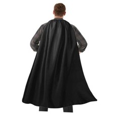 Adult Superhero Cape and Mask for Man and Woman - Halloween Vampire 120CM Black