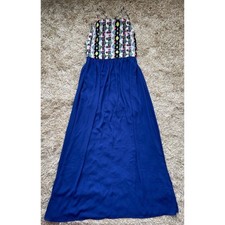 Harper Dress Womens Medium Maxi Open Back Spaghetti Strap Lightweight Casual
