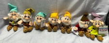 Disney The Seven Dwarfs Mini Bean Bag Plush Set of 7 8" Snow White Disney Store