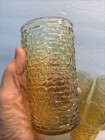 3 Anchor Hocking Glass 5" Highball Tumblers & 1 Juice Soreno Honey Gold Amber — photo 3