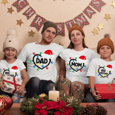 T-Shirt Weihnachtsmann Vater Onkel Krankenschwester Tante Boss Familie passend Weihnachten #MC1-a