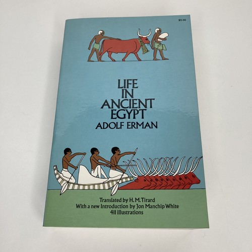 Leben im alten Ägypten von Adolf Erman, 1971 Dover Taschenbuch illustriert