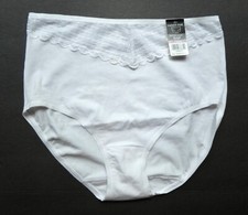 Vintage Vanity Fair Beautifully Smooth Brief Panty Cotton White Size 6/M NWT