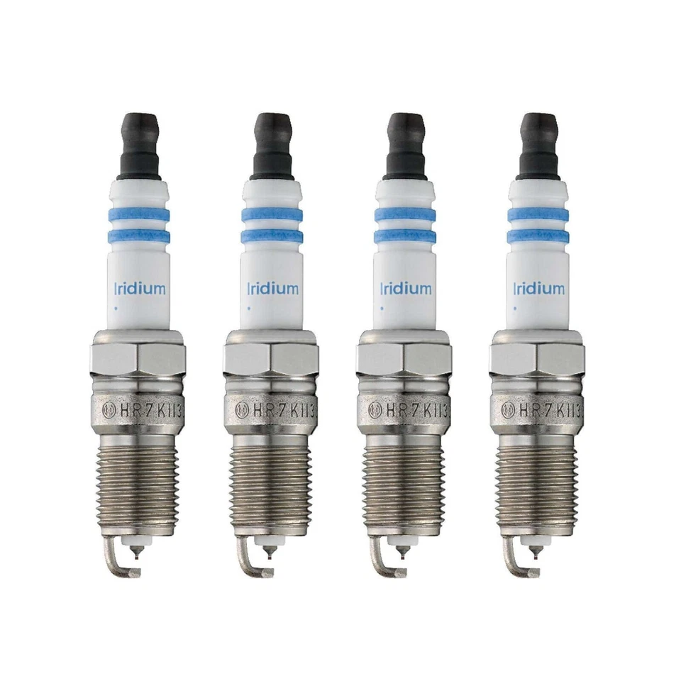 Bosch Set of 4 Double Iridium Spark Plugs For Oldsmobile Ford Mazda Buick Chevy - Image 2 of 2