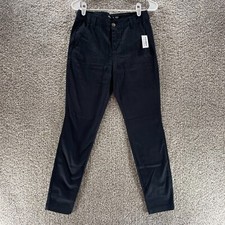 Old Navy Pants Adult Womens 0 Black Skinny Stretch Cotton Casual Pockets Ladies