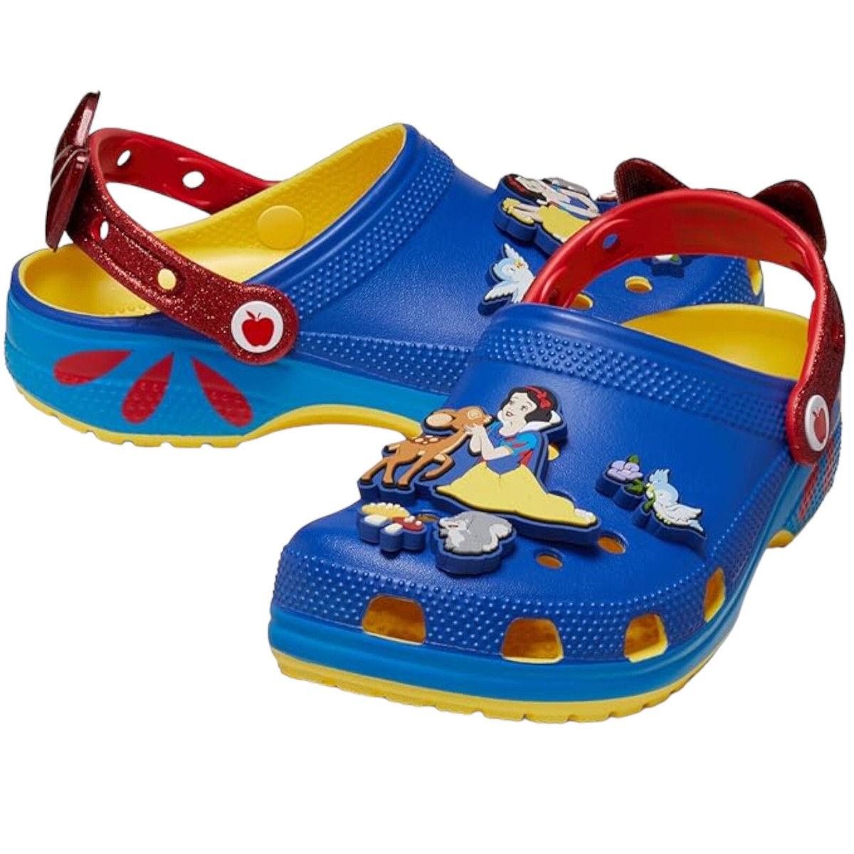 Crocs X Disney Snow White Princess Classic Blue Yellow Clog Adult