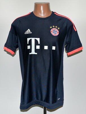 BAYERN MUNCHEN 2015/2016 AWAY FOOTBALL SHIRT ADIDAS SIZE M ADULT