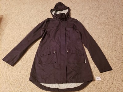 Mondetta Rain Jacket Long Full Zip Hooded Women S Size Small S Black Ebay