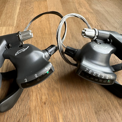 Shimano Alivio ST MC12 3x7 Speed Shifter / Brake Lever Set - NOS