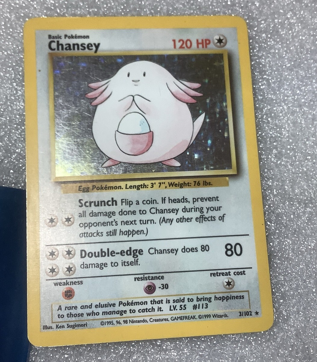 ポケモンカードゲーム Pokemon TCG Base Set 1st Edition Chansey Chansey [1st Edition] #3 Prices | Pokemon Base Set | Pokemon