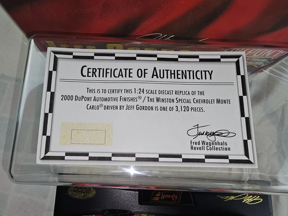 Revell Collection 2000 1/24 Jeff Gordon #24 Dupont nuevo stock antiguo Foto 3 de 4