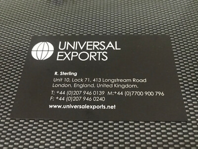 20 x James Bond 007 Quantum of Solace Universal Exports Business