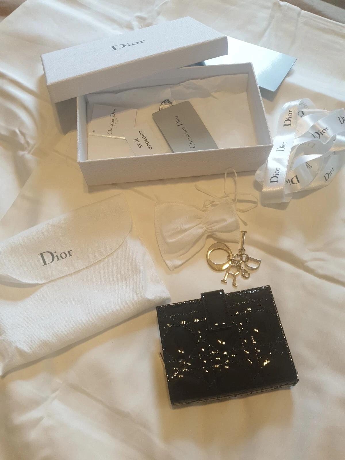 Portefeuille Dior Lady Dior Eden