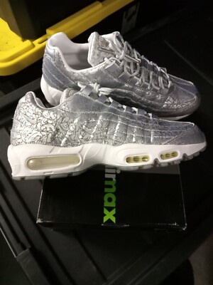 Size 10 Nike Air Max 95 20th Anniversary Pure Platinum 2015