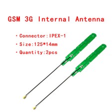 2pcs GSM 3G Built-in Antenna 5DBI PCB Aerial Internal IPEX Connector 125 14mm