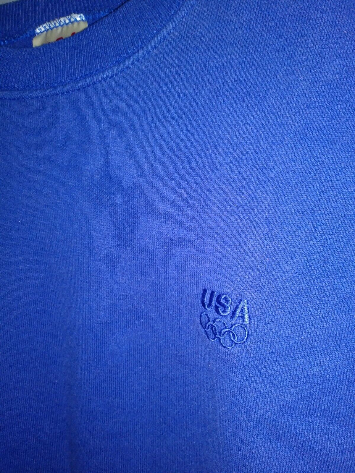 JC Penny Blue Olympic Pullover Sweater No Tag See… - image 10