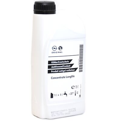 Original Opel Kühlerfrostschutz Frostschutz Konzentrat 1 Liter 95599870