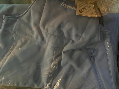 Supreme Windstopper Overalls Light Blue Ski Snowboard GORE Pants