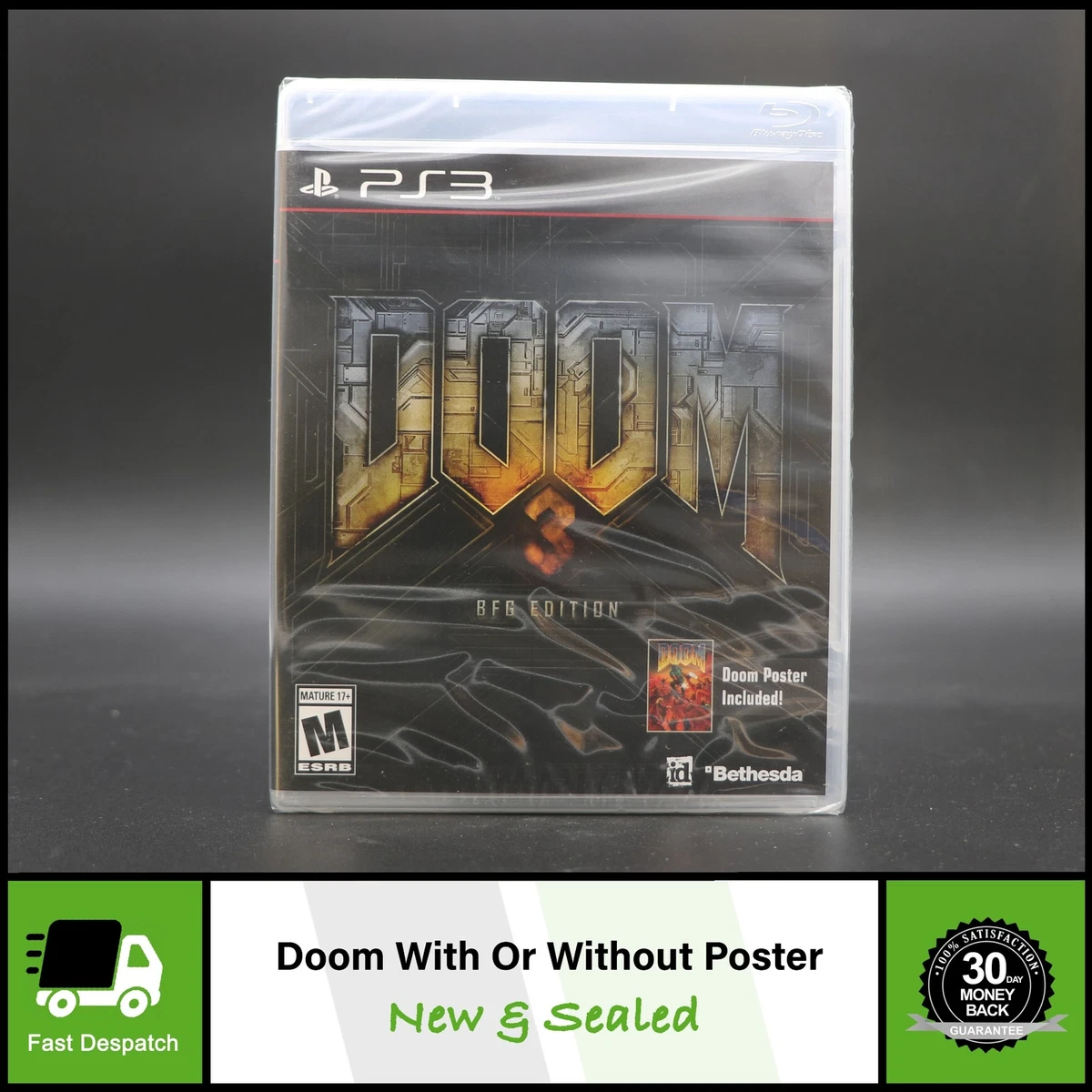 Mesterskab centeret Supplement Doom 3 - BFG Edition - Sony Playstation 3 PS3 Game - New & Sealed | eBay