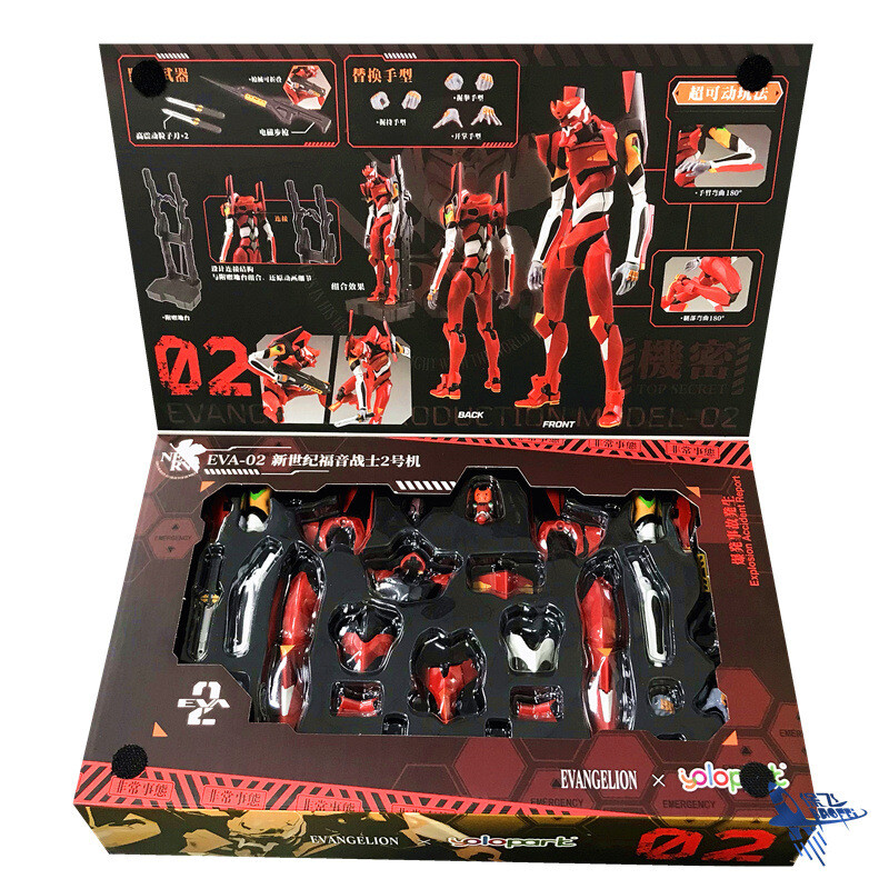 エヴァンゲリオン プロダクションモデル02 1/24スケール Production Model EVA-02 Unit Figure Special Creative Model