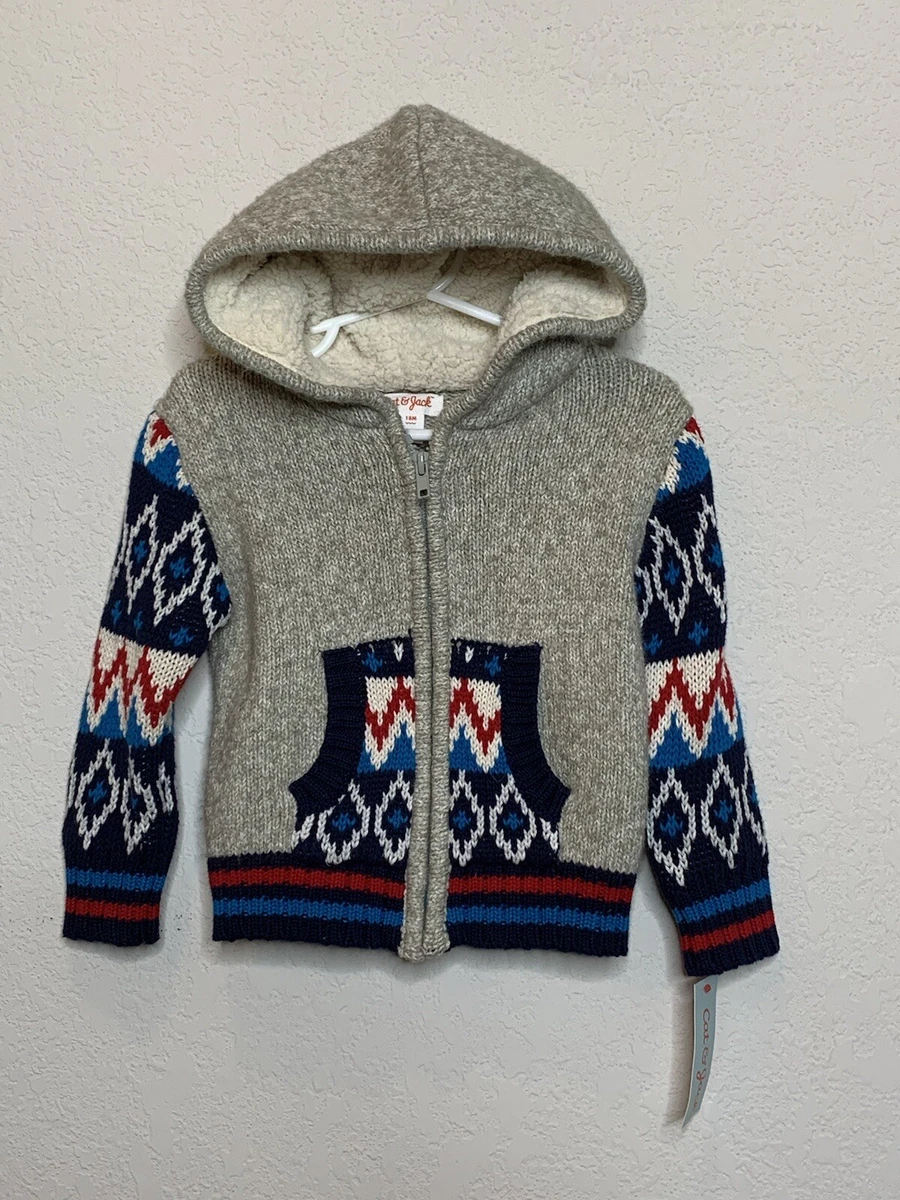 Boys hotsell sweater jacket